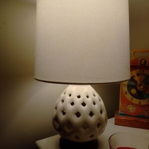 Elegant White Table Lamp